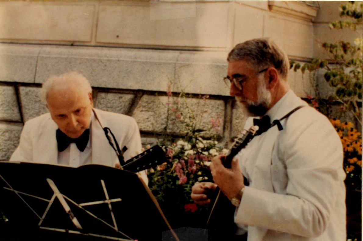 Patrick and Martin on Mandolin